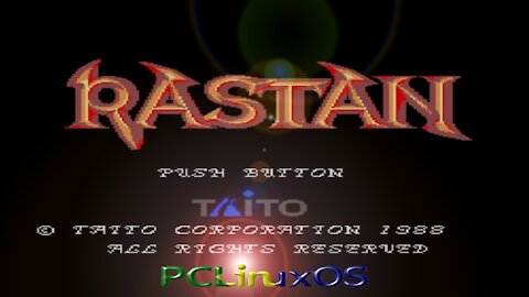 Rastan Saga Sega Master System on PCLinuxOS