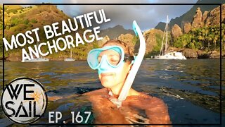 WE Sail into the Marquesas Best Anchorage | Episode 167