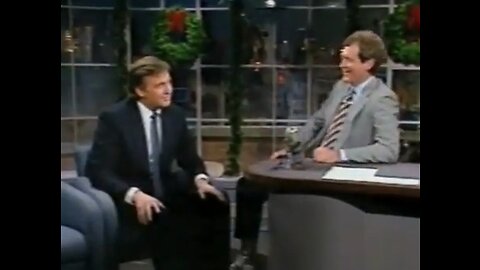 Donald Trump on David Letterman, 1987