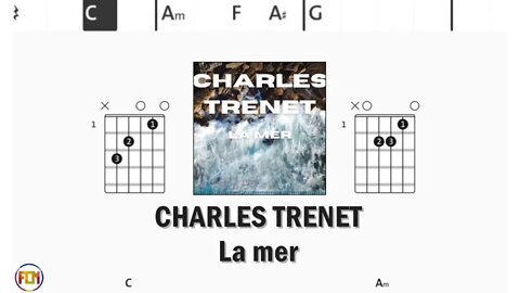 CHARLES TRENET La mer - Guitar Chords & Lyrics HD