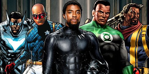 THE REAL SUPERHEROES AND GREATEST WARRIORS ARE BLACK MEN!! THEY'RE THE TRUE LEADERS ORDAINED BY GOD!