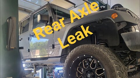 2017 Jeep Wrangler Unlimited axle seal/axle replacement