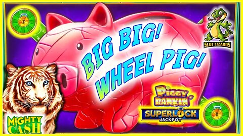 WHEEL PIG BIG WIN VS ROAR WIN! Mighty Cash Tiger Roar VS Superlock Jackpot Piggy Bankin HIGHLIGHT!