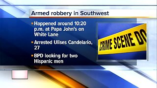 Police arrest suspect in Papa John's armed robbery