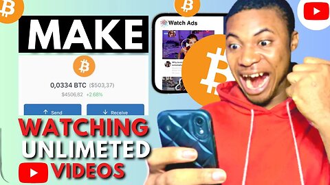 Earn $91 BITCOIN Per HOUR By Just Watching Videos (Make Money Online)