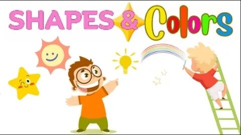Shapes And Colors | Shapes Names and Colors Names In English For Kids Learning