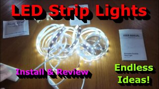 Install & Review - LED Strip Lights - Endless Ways To Use!