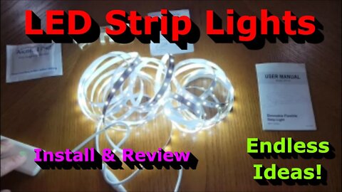 Install & Review - LED Strip Lights - Endless Ways To Use!
