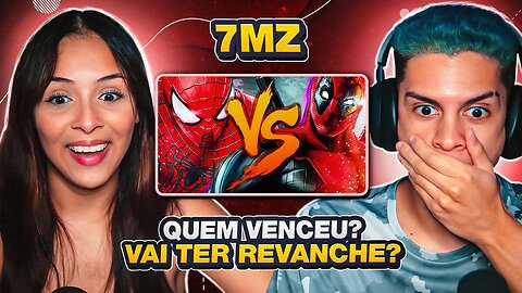 7MZ - Homem-Aranha VS. Deadpool | Duelo de Titãs | [React em Casal] 🔥