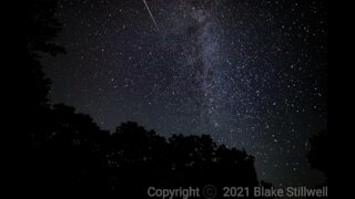 Perseid Meteor Shower 2021 Time Lapse