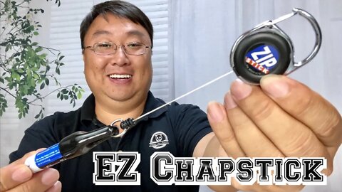 ZIP Stick Retractable Chapstick Holder Keeps Lip Balm Handy