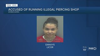 Woman operates illegal piercing business Lehigh Acres
