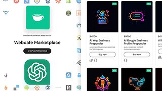 Webcafe AI Marketplace: Your One-Stop Shop for AI Automations