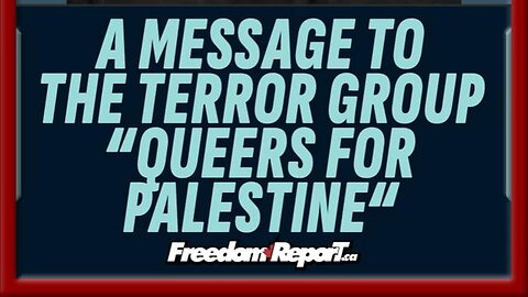 "QUEERS FOR PALESTINE"