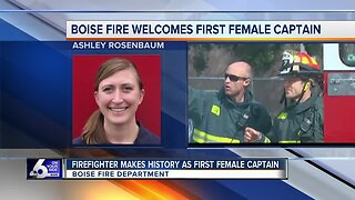 Boise firefighter makes history as first female captain