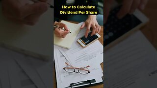 How To Calculate Dividends #finance #investing #shorts