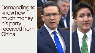 Pierre Poilievre, Demanding To Know How Much Money His Party Received From China