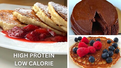 3 high protein breakfast pancake recipes for weight loss