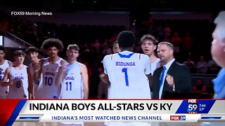 June 9, 2024 - Highlights of Indiana vs. Kentucky All-Star Basketball Games