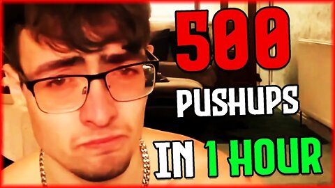 500 PUSHUPS IN 1 HOUR CHALLENGE