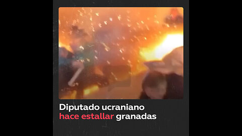 Un diputado ucraniano hace estallar granadas en un edificio administrativo en Transcarpatia