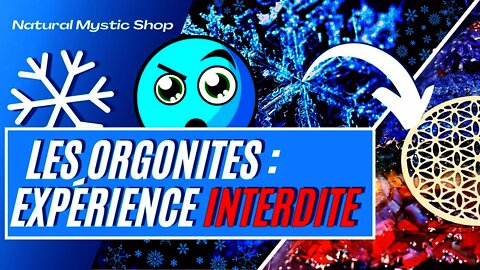 ORGONITE | Expérience Création de plusieurs Vortex | Générateur Orgone Pyramide dans un congélateur