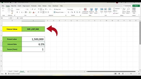 How To Calculate Future Investment By Using Future Value Formula In Excel.