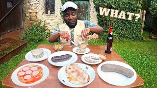 Trying Europe's Most BIZARRE Food!! BLOOD SAUSAGE, PIG INTESTINES,...