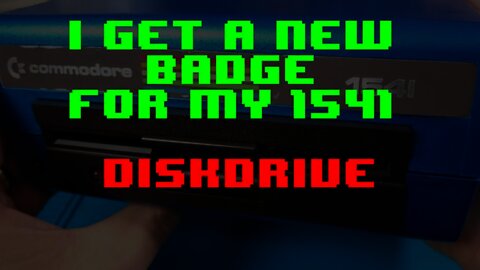 New badge for my Commodore 1541 diskdrive