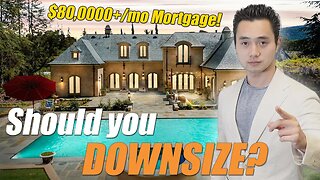 Downsizing from a $15 Million Dollar MEGA MANSION in California!