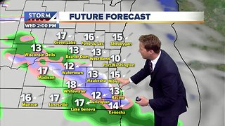 Rain and snow arrives this afternoon