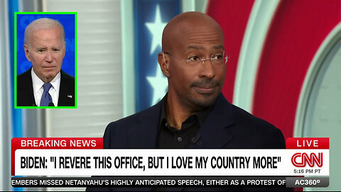 CNN's Van Jones Holds Back Tears as He Talks About Joe Biden's ‘Moving’ Speech