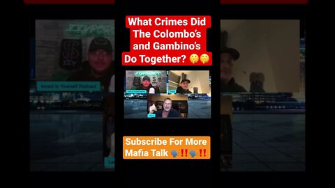 What Crimes Did The Colombo’s and Gambino’s Do Together? 🤫🤫 #colombo #gambino #mafia #mob #crime