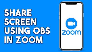 How To Share Screen Using Obs In Zoom