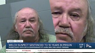 Welch suspect sentenced to 10 years in prison