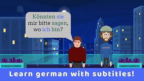 Deutsch lernen | Dialog | Wo ist Christian?🤔😰 | Wortschatz | Verben