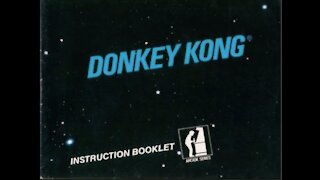 Donkey Kong - Game Manual (NES) (Instruction Booklet)