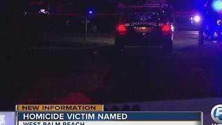 Homicide victim named