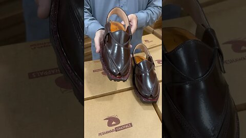 Handmade Traditional Brown Norozi 03335742086 #norozi #shoe #footwear #handmadeshoes #leatherfinish