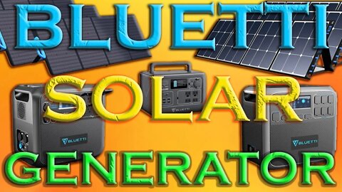 Bluetti 2400Wh Solar Generator 1000w Portable Power Station With Solar Panels eb240 Review