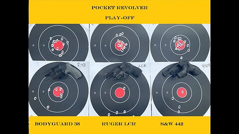 Pocket Revolver Play-offs - Ruger LCR, S&W 442 and S&W Bodyguard