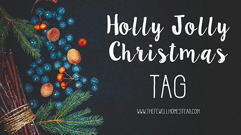 Holly Jolly Christmas Tag