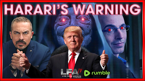 Klaus Schwab’s Minion Yuval Noah Harari Warns Against Trump winning presidency | The Santilli Report 1.15.24 4pm