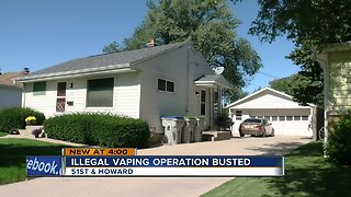 Illegal vaping operation busted at 51st and Howard