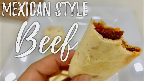 Mexican Style Seasoned Beef Tortilla Wrap MRE Review