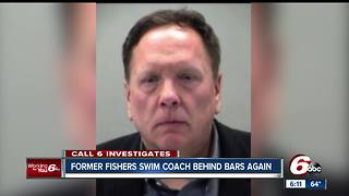 Former Fishers swim coach behind bars again for theft