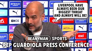 'Liverpool will ALWAYS be biggest threat!' | Liverpool v Man City | Pep Guardiola press conference