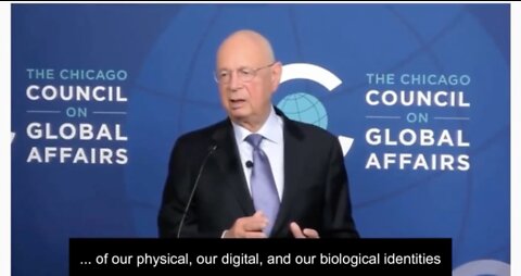 Klaus Schwab: The Great Reset is the "Fusion of Our Physical, Digital and Biological Identity."
