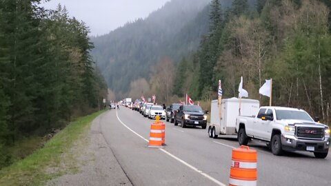 Freedom Convoy BC to Vancouver Bill Gates Super Protest