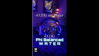 Phi Balanced Water | 432Hz | Sound Water Treatment